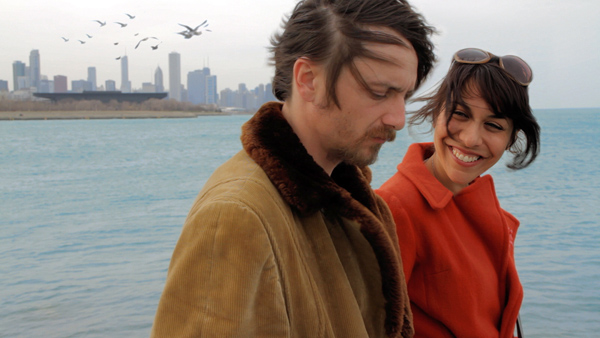 Marty (Eric Hailey) & Zoe (Dana Pupkin) ponder life and death on the shores of Lake Michigan