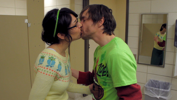 Marty (Eric Hailey) & Zoe (Dana Pupkin) ponder life and death on the shores of Lake Michigan